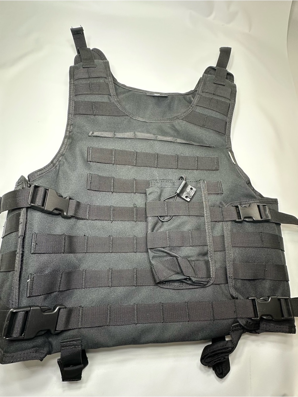 MGFLASHFORCE Tactical  Airsoft Vest - Black Adjustable